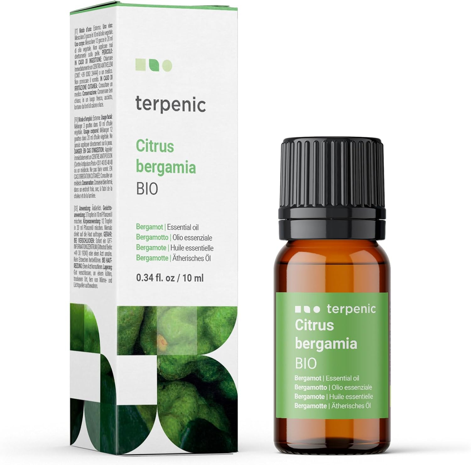 100% Pure Organic Bergamot Essential Oil